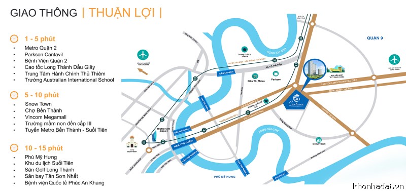 Bán căn hộ Centana Thủ Thiêm 1-3PN, tầng cao, view đẹp, nhà mới 100%