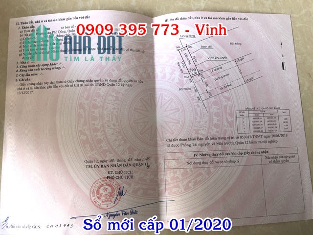 Đất Võ Thị Liễu, Q12, đường nhựa 12m, sổ cấp 01/2020, giá 3.1tỷ/nền. Cách ĐH Nguyễn Tất Thành 100m