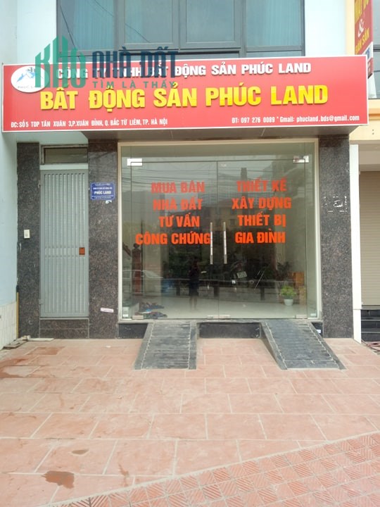 Chính chủ cho thuê văn phòng, cửa hàng tại Tân Xuân, Xuân Đỉnh, Bắc Từ Liêm.