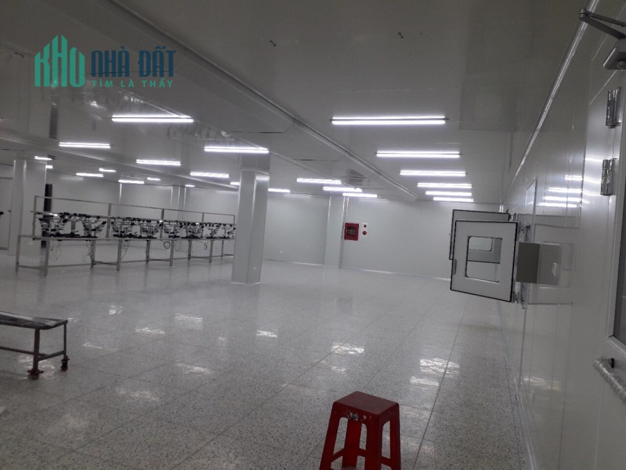 Cho thuê phòng sạch làm kho xưởng tại Phúc Yên, Vĩnh Phúc 505m2 (Có Ảnh)