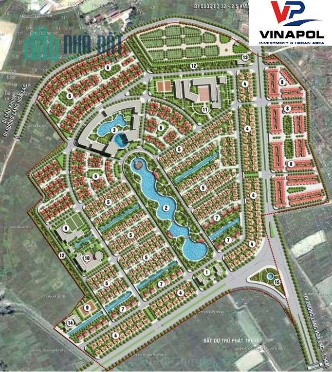 Bán đất BT KĐT Vườn Cam Vinapol, 200m2, 286m2, 300m2 lô góc vườn hoa, gần hồ giá 23 tr/m2