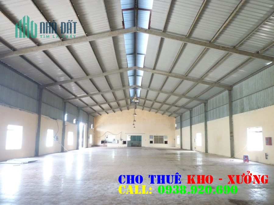 cho thuê kho xưởng quận bình tân 20x40 giá 58tr
