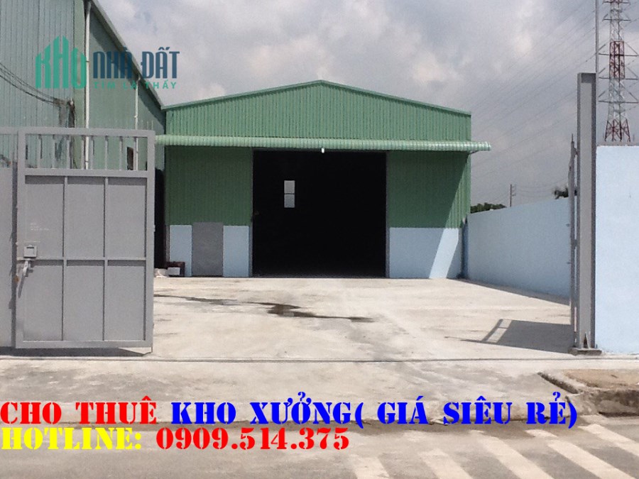 cho thuê kho xưởng 250m giá 20tr /tháng đương hương lộ 2 quạn bình tân