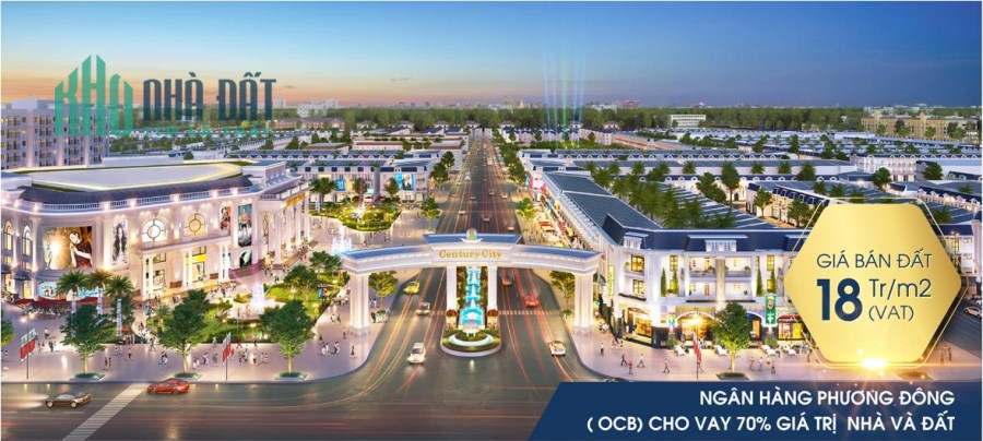 CENTURY CITY- NGÂN HÀNH HỖ TRỢ 70%- SỔ HỒNG RIÊNG.