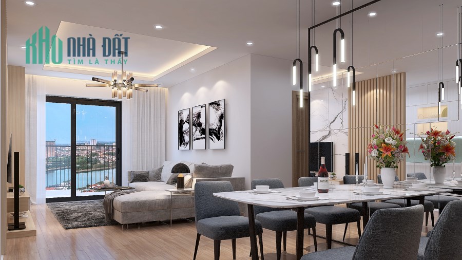 Căn hộ cao cấp 3PN 95m2 full nội thất tại Bình Minh Garden Đức Giang, Long Biên