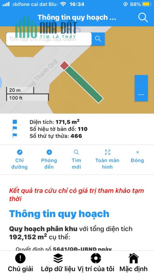Lô đất mặt tiền đường Thạnh Quý, An Thạnh, Thuận An, Bình Dương bán