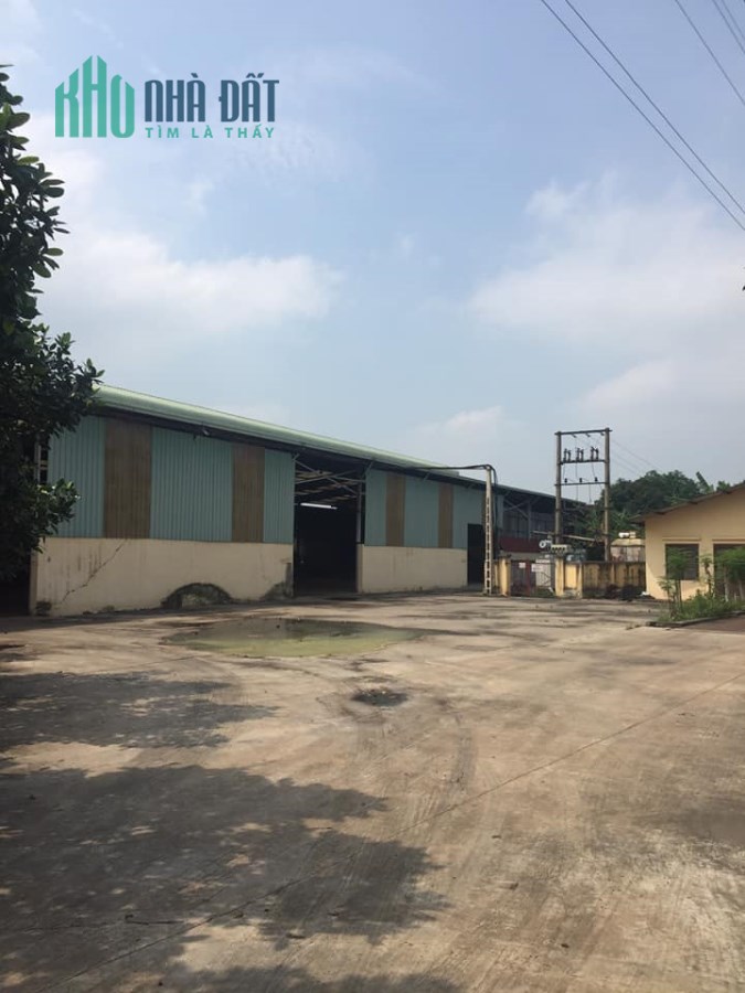 Bán 2ha nhà xưởng tại Yên Viên, Gia Lâm, HN. Sẵn trạm điện, doanh thu cho thuê 600tr/tháng