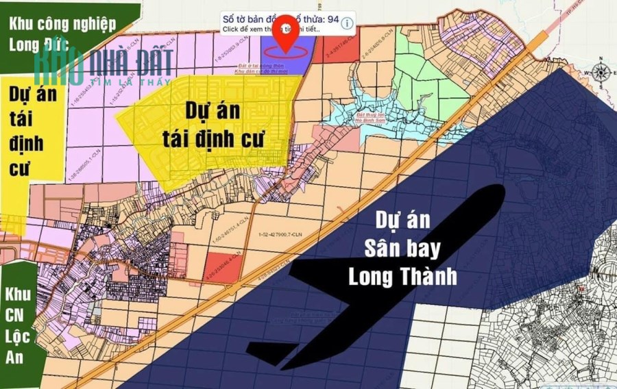 BÁN ĐẤT LONG THÀNH, MẶT TIỀN 769, LIỀN KỀ TĐC LỘC AN, CÁCH SÂN BAY LONG THÀNH 3KM, DÂN CƯ ĐÔNG ĐÚC