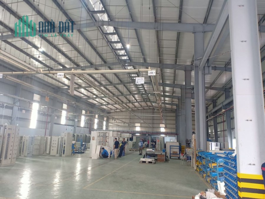 Bán 10900m2 đất KCN Lai Cách, Cẩm Giàng, Hải Dương. Lô góc 2 MT, sẵn nhà xưởng, trạm điện