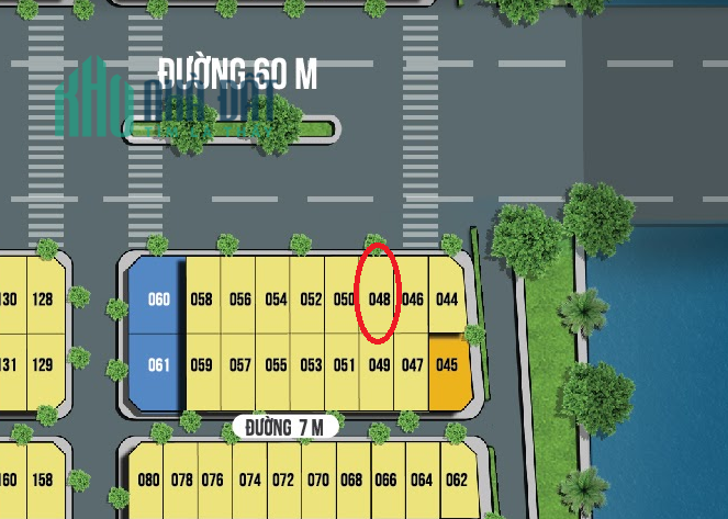 Bán lô đất mặt tiền đường 60m, Hoàng Mai, Nghệ An