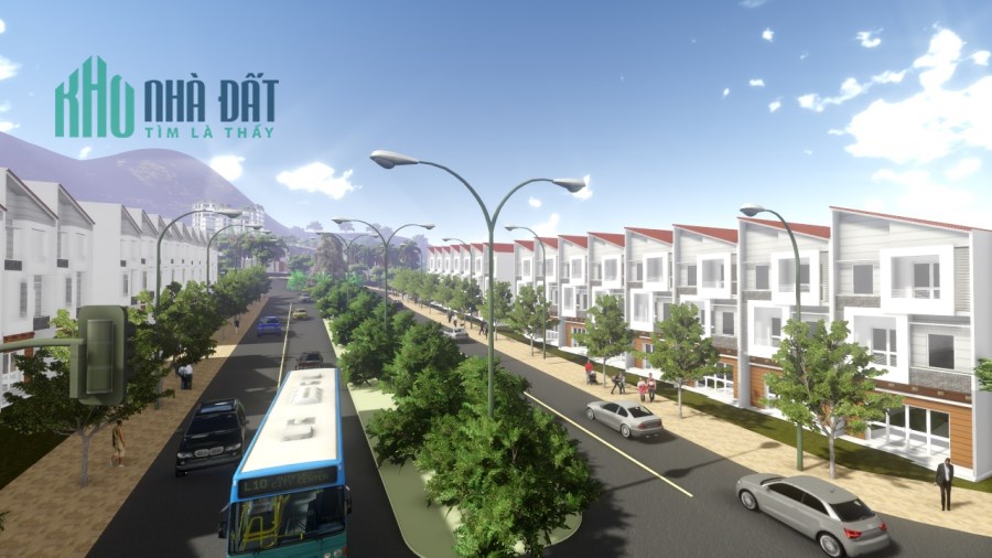 Bán đất đẹp mặt tiền đường lớn dt 6x17 SHR