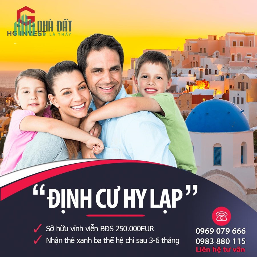 CHƯƠNG TRÌNH ĐỊNH CƯ HY LẠP NHẬN QUỐC TỊCH CHÂU ÂU