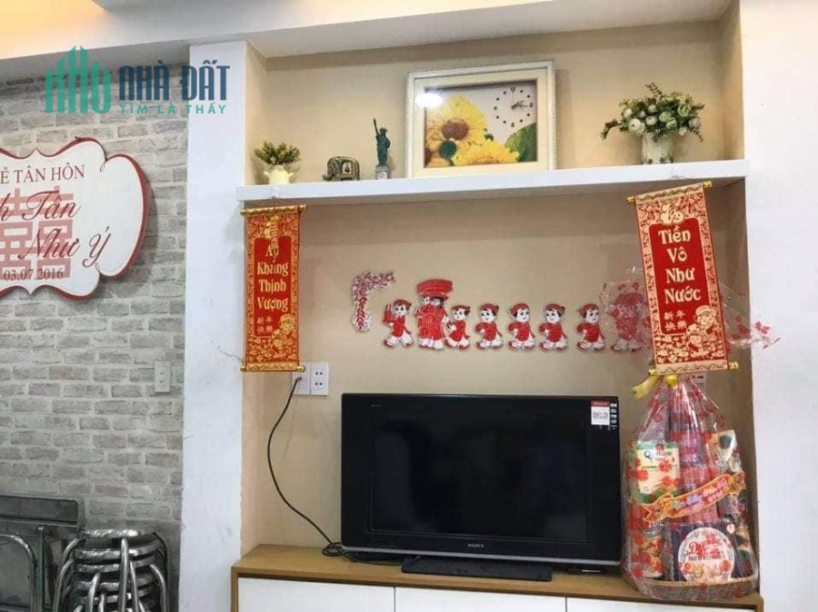 Hàng xóm Quận 1, Nguyễn Cửu Vân DT:58m2 chỉ 4.6 tỷ, nhà ở ngay