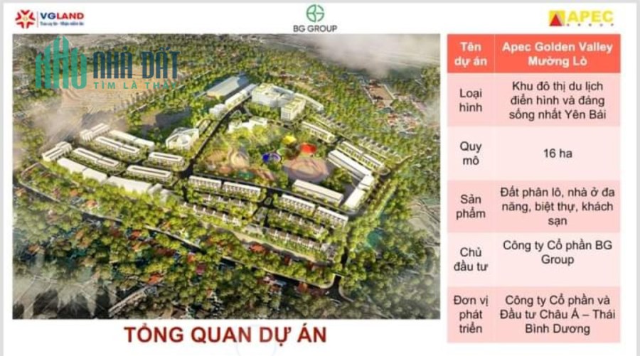 HOT! HOT! APEC GOLDEN VALLEY MƯỜNG LÒ - ĐỊNH HƯỚNG TRỞ THÀNH TRUNG TÂM VĂN HÓA