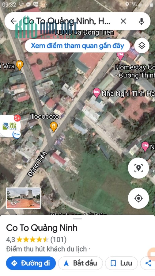 Bán đất nền trung tâm huyện trên mặt đường xuyên đảo Cô Tô