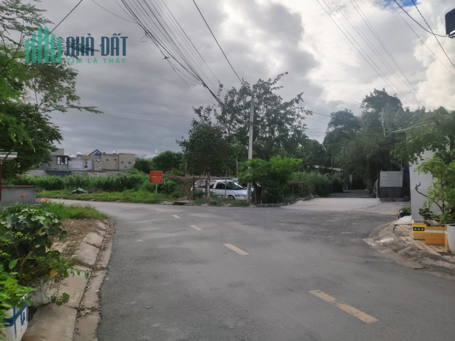 Lô Góc 91m2 thổ cư đường Song Hành trong KDC đường ô tô 48 chỗ