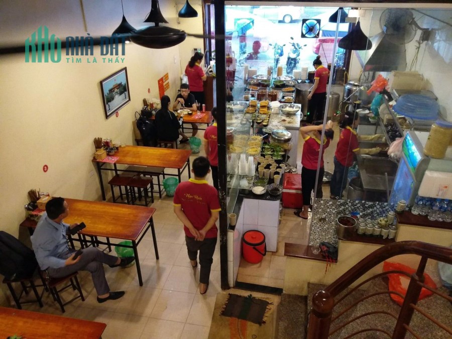 Bán nhà Mặt phố Kinh Doanh 81m2 x 5 tầng mặt tiền 5.2m Vỉa hè cực rộng Hoàng Mai