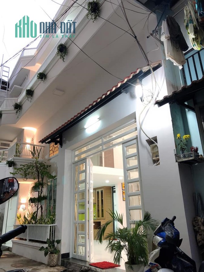 Bán nhà hẻm Âu Cơ, phường 10, quận Tân Bình, nhà mới đẹp, 5.85 tỷ, LH :0763801388.