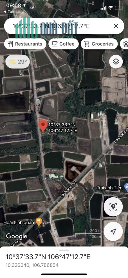Bán lô đất đường Hà Quang Vóc, Bình Khánh, Cần Giờ