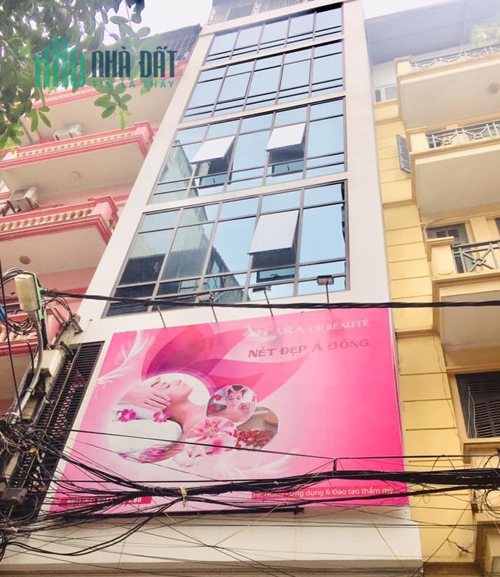 Bán nhà phạm tuấn tài 7 tầng, thang máy, vỉa hè, oto tránh, cho thuê dòng tiền 50tr/ tháng.