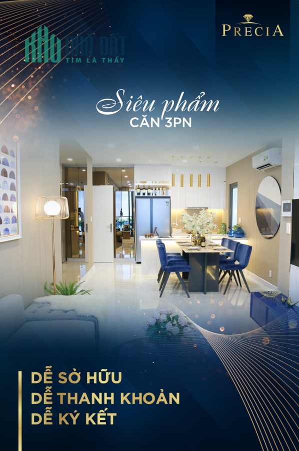 bán căn hộ 3PN cao cấp precia