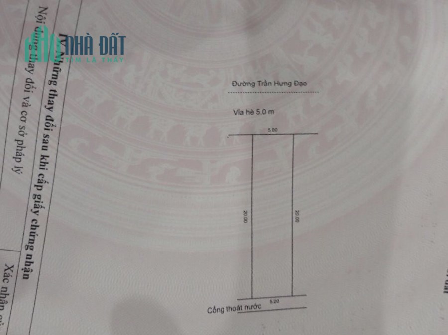 Bán đất mặt tiền đường Trần Hưng Đạo, quận Sơn trà, thành phố Đà Nẵng 