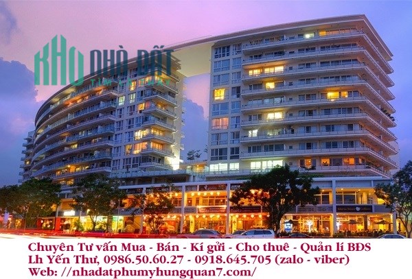 Bán nhanh căn hộ cao cấp khu Grand View căn góc hướng sông và hồ bơi