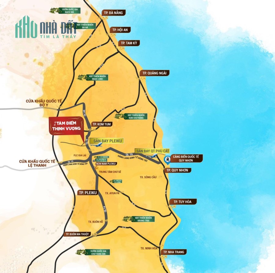 Đất nền Gia Lai, Phú Hòa - Tâm điểm đầu tư 2021
