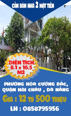 CẦN TIỀN BÁN GẤP NHÀ ĐƯỜNG HÀN THUYÊN, VỊ TRÍ 2 MẶT TIỀN,