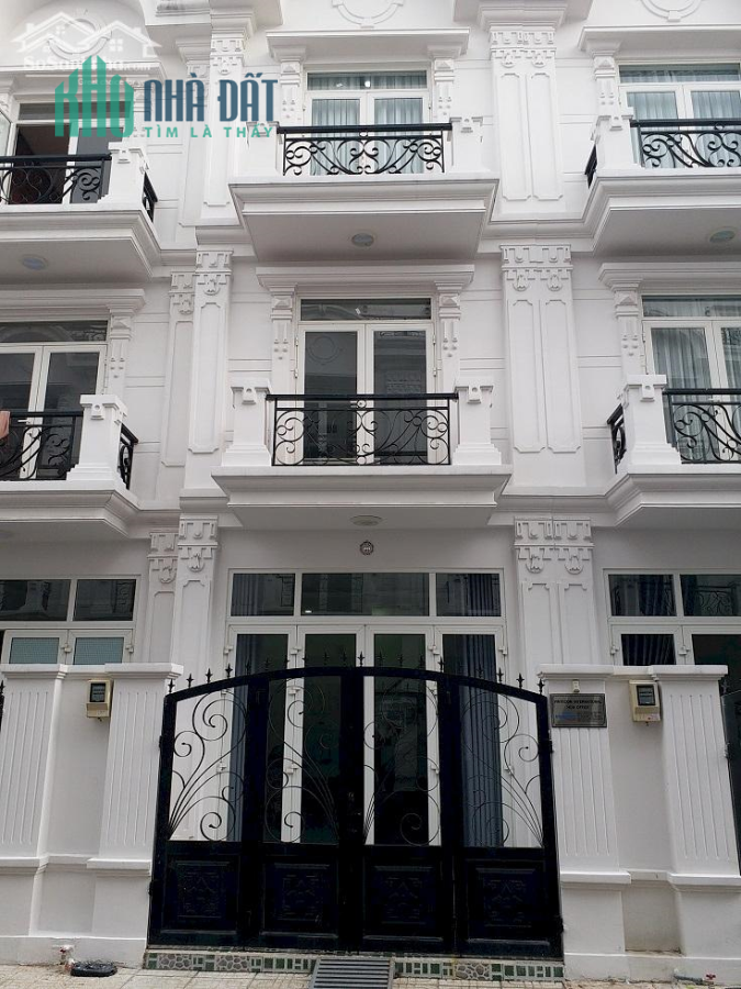 Bán nhà Hà Huy Giáp-Nguyễn Oanh GV, 1 trệt 3 lầu mới 5 tỷ 850tr