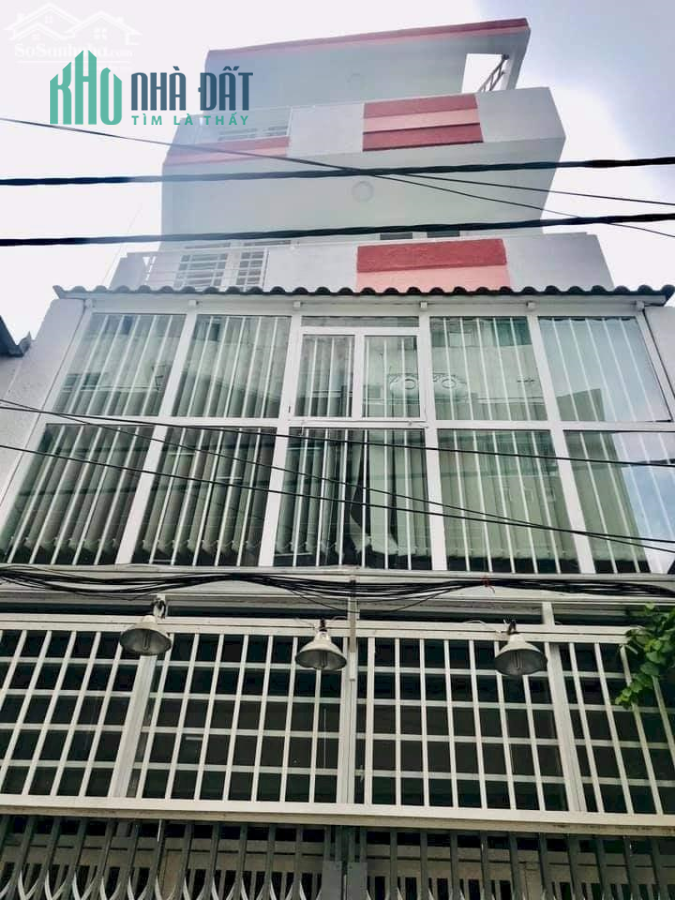 Quận 10 - 5m ra mặt tiền – 4 tầng BTCT sân để xe chỉ 5 tỷ 9 tl (0902664082)