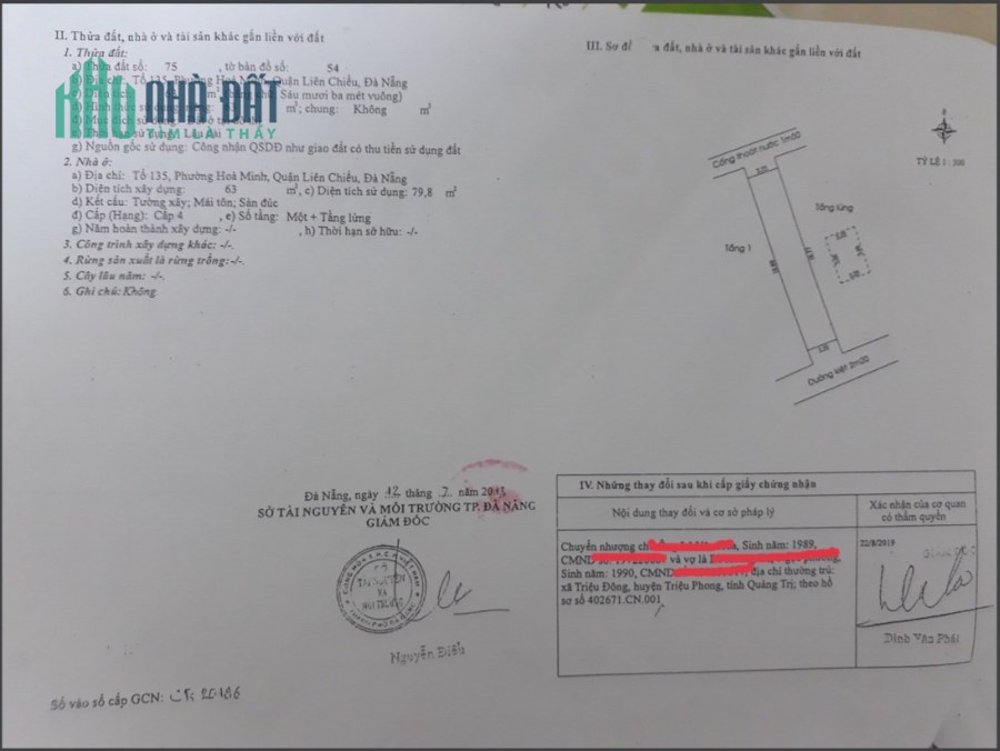 Chính chủ cần bán nhà gác lửng gần Đh Bách Khoa, Ubnd Q.Liên Chiểu