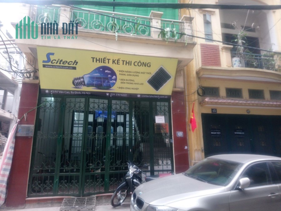 Cho thuê VP tầng 1 nhà số 43 ngõ 97 Văn Cao, Ba đình, 8tr, 0946797160