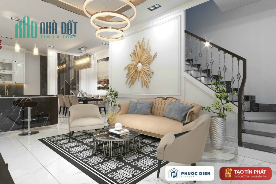 Mở bán giai đoạn 1, 95 căn nhà phố tại trung tâm Tân Phước Khánh thanh toán 700tr nhận nhà.