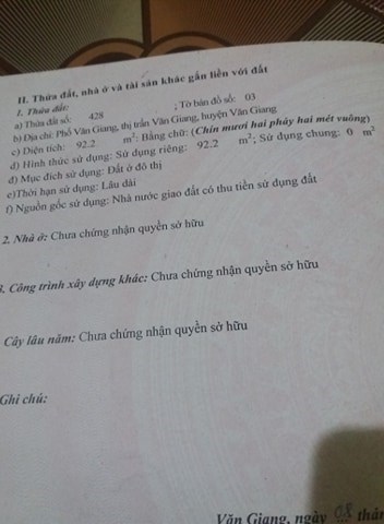 Cần bán lô đất khu đấu giá nhà máy nước phố Văn Giang, Hưng Yên, giá đầu tư