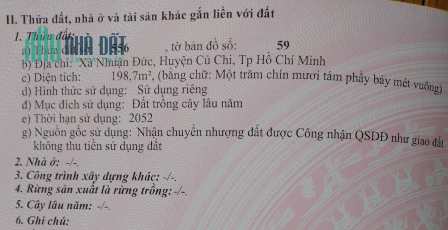 Bảo đảm lô đất Củ Chi ngon hơn người yêu cũ của bạn