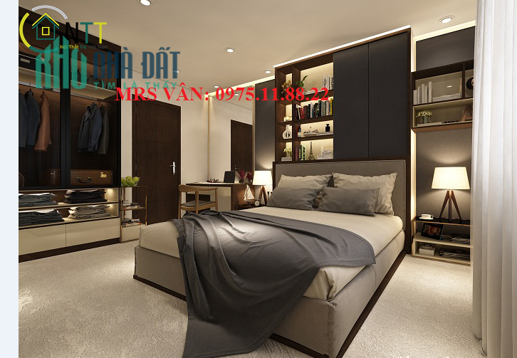 Bán chung cư 4pn, 2,9 tỷ, 110m2, Garden hill, 99 Trần Bình- MRs Vân 0975.118822