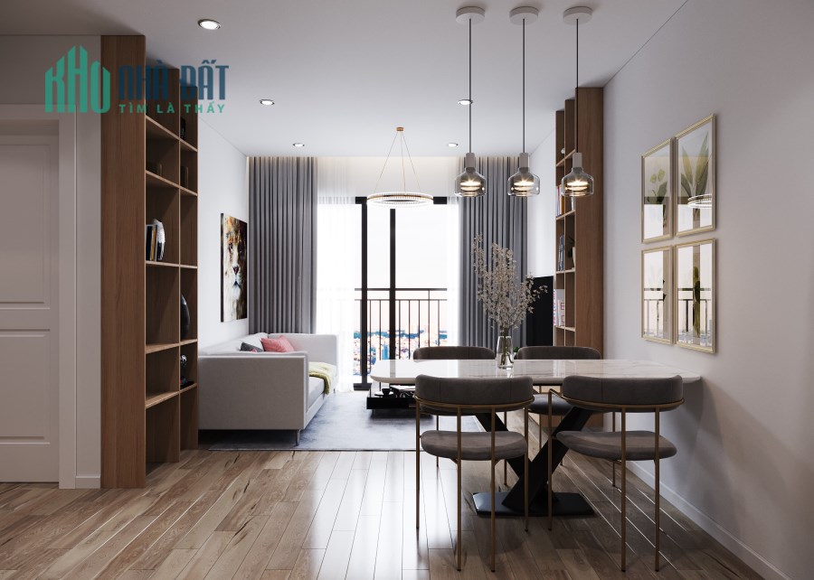 Bán căn hộ Vinhomes Smart City, căn góc, view đẹp, 75m2, 3 PN, 2 WC . 2.4 tỷ