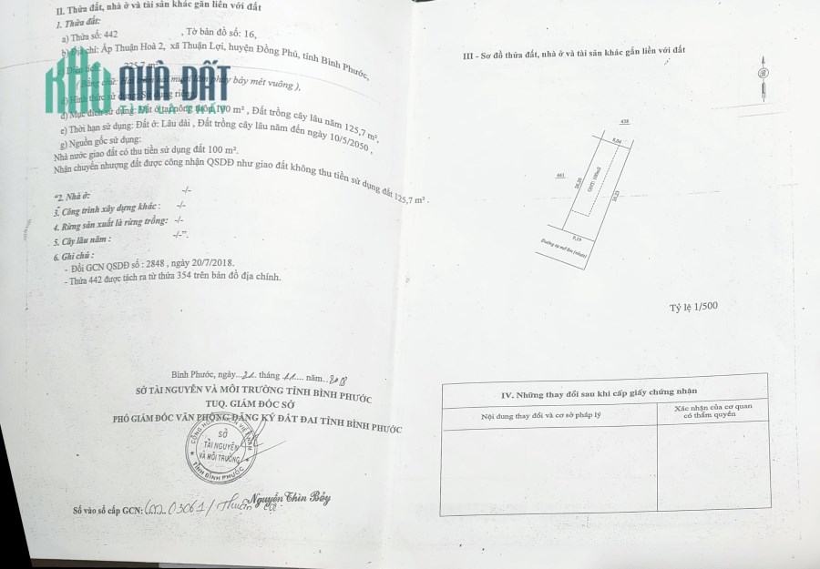 Đất gần trạm thu phí Đồng Xoài - đã có sổ xinh