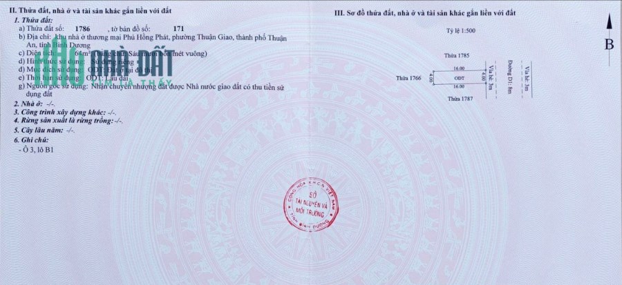 Chính chủ cần bán gấp lô đất Khu đô thị Lộc Phát Tp Thuận An