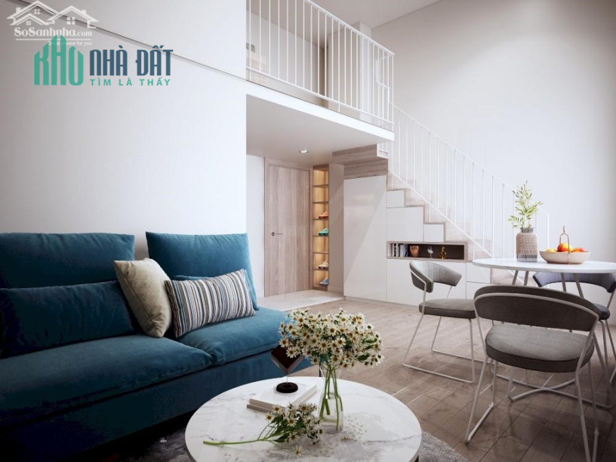 Chung cư 50 năm thiết kế duplux hiện đại, 42m2 1PN+1 full nội thất. Số lượng có hạn LH ngay