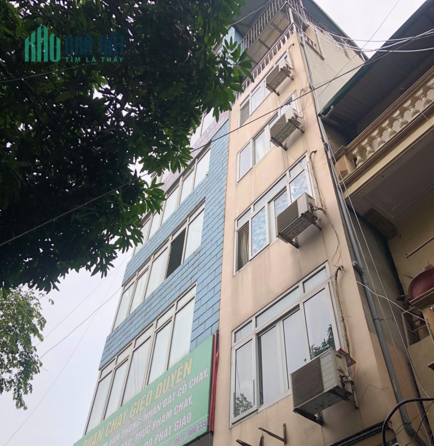 1 NHÀ RA PHỐ, ÔTÔ🚘 KD ĐỈNH - BÁN TÒA NHÀ CHÙA HÀ, CẦU GIẤY, 7 TẦNG, 7.9 TỶ.