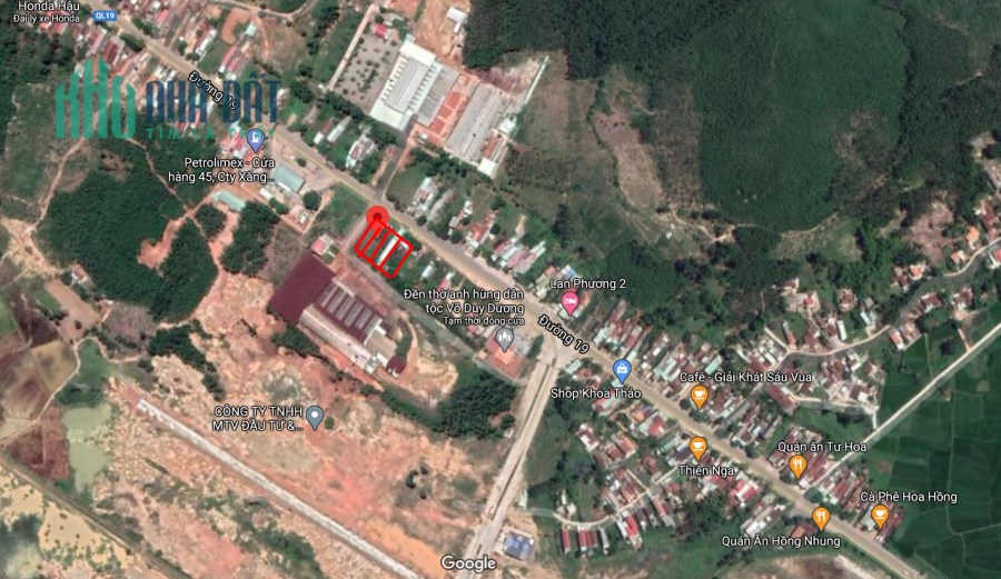 Bán nhanh 4 lô mặt tiền QL 19 An Nhơn, Bình Định