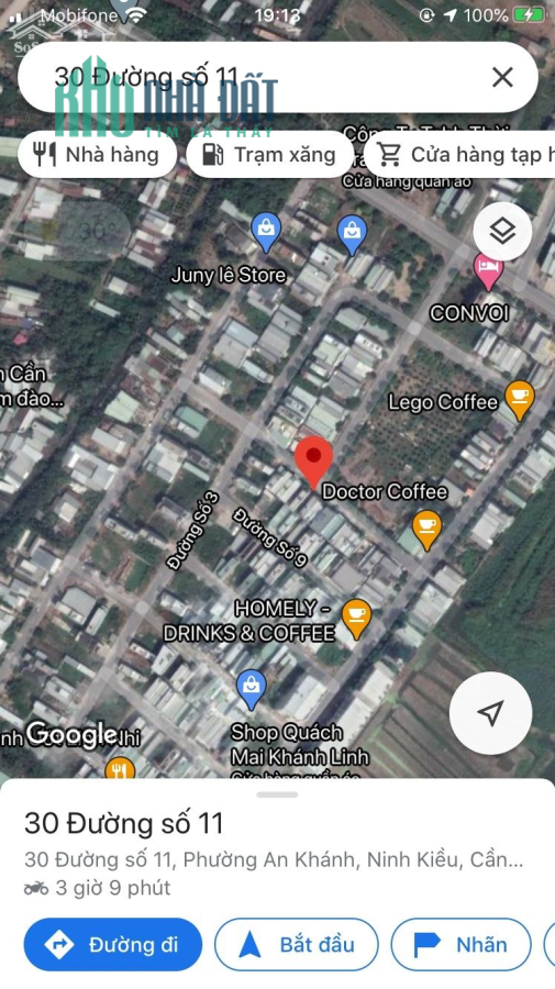 Bán nền đường số 11 KDC Đại học Y Dược Cần Thơ