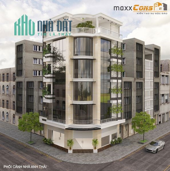 Bán nhà phố Lê Văn Thiêm, 2 mặt tiền, cho thuê 95tr, thang máy, 3 ô tô, vỉa hè, 100m2 x 6T. MT 10m