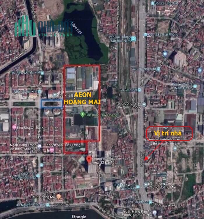 Nhà mặt phố Giải Phóng 60m2, MT 4.5m, Gần AEON, Kinh doanh sầm uất giá chỉ 7 tỷ