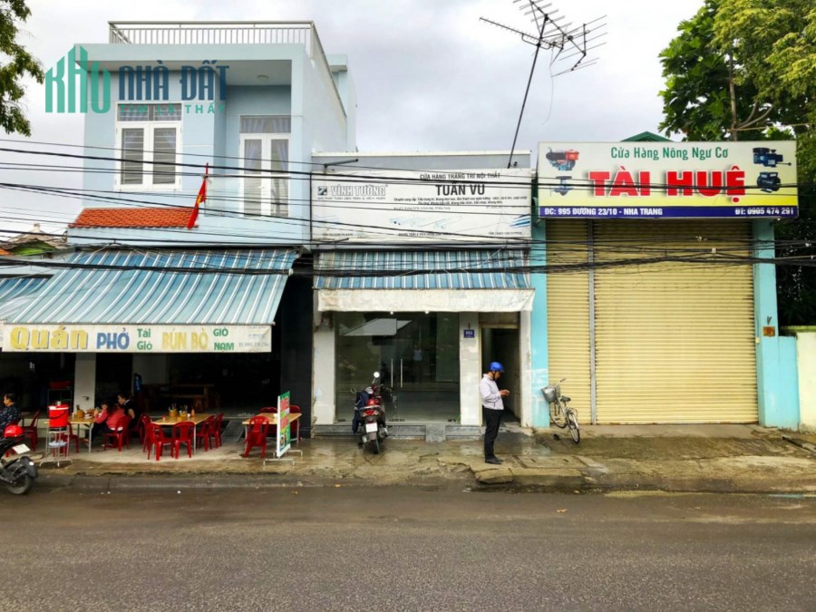BÁN NHÀ MẶT TIỀN ĐƯỜNG 23/10 , VĨNH HIỆP , NHA TRANG GIÁ 4 TỶ 5