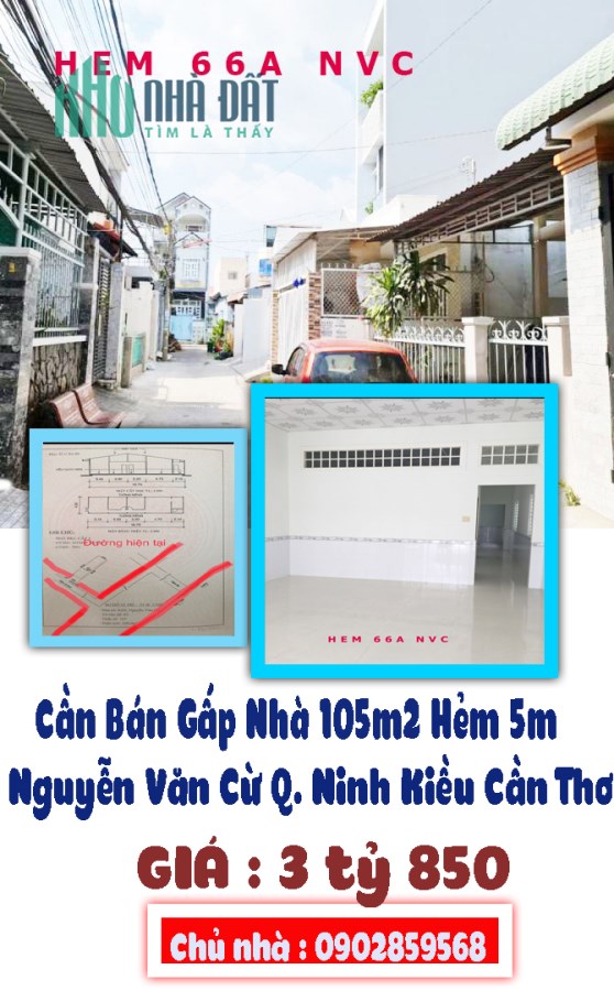 Gia Đình Cần Bán Gấp 02 Căn Nhà Trung Tâm Quận Ninh Kiều Cần Thơ
