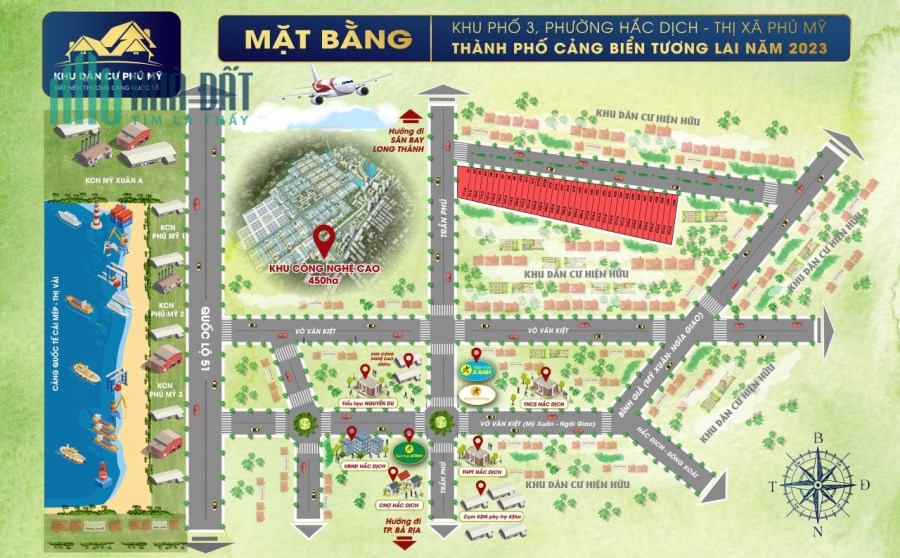 CHỈ 1.4 TỶ SỞ HỮU NỀN ĐẤT MẶT TIỀN ĐƯỜNG NHÀ NƯỚC 20M- KHU CÔNG NGHỆ CAO 450HA