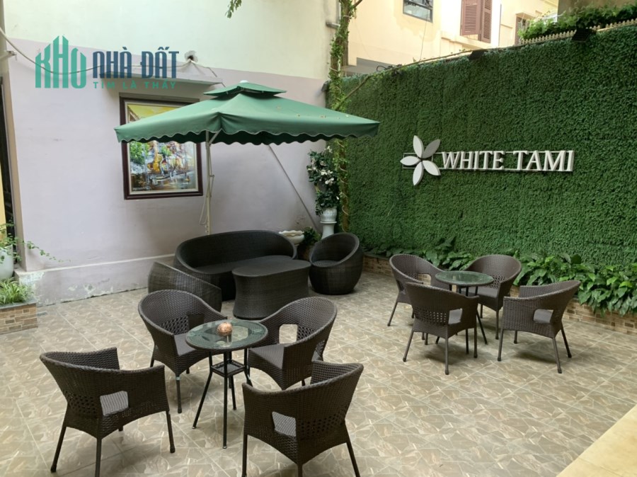 Cho thuê nhà Lý Nam Đế 400m2 xây 180m2x2 tầng, mt5m lối vào đến sân mặt tiền nhà 10m. giá 120tr